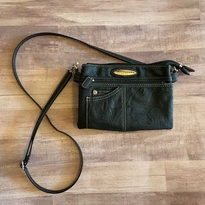 Crossbody Black Purse with All The Pockets